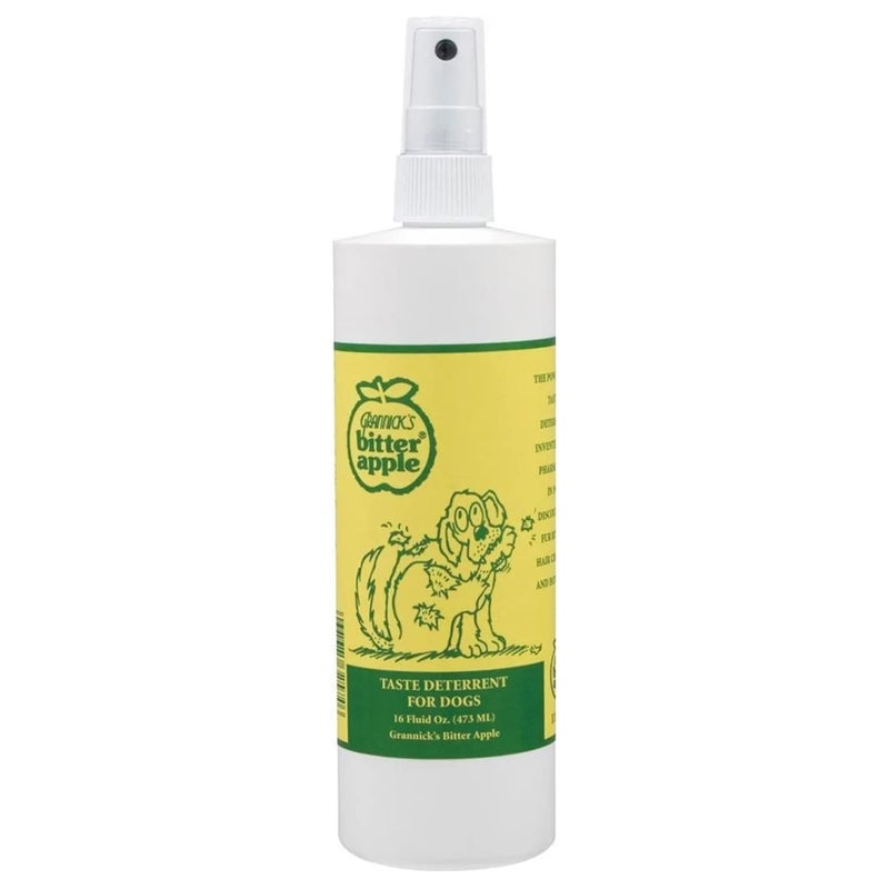 Grannick's Bitter Apple for Dogs Spray Bottle, 16 Ounces, Golds & Yellows (1116AT) - Image 1